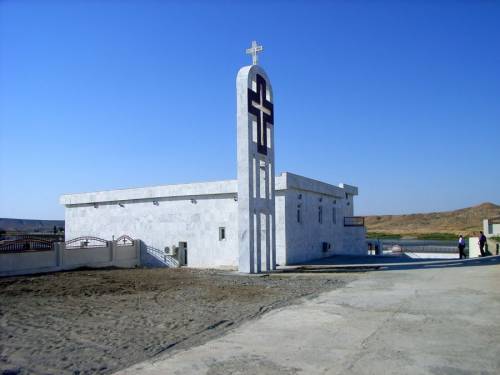 Die alte Kirche in Fish Habur am Tigris wurde renoviert