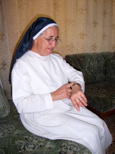 Schwester Maria in Teleskof, ein Segen fr die Flchtlinge
