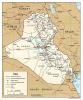 Landkarte vom Irak - Zentren der Christen: Dohuk, Erbil, Mosul, Kirkuk, Bagdad